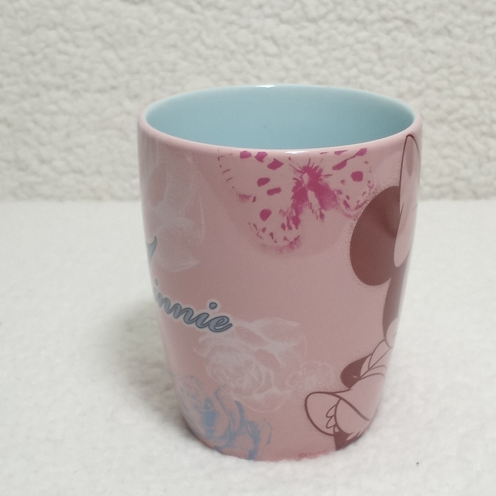 Disney Store EXCLUSIVE Pink Minnie Mouse Floral 16oz Coffee Tea Mug - Picture 4 of 7